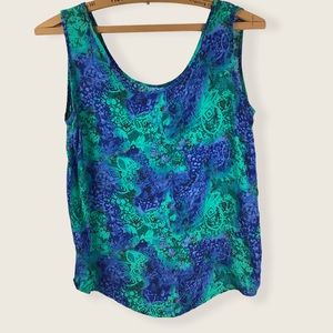 Vintage multicolor tank size medium